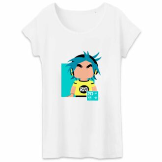 Tshirt Femme unisexe Collection #60 - Gorillaz 2D