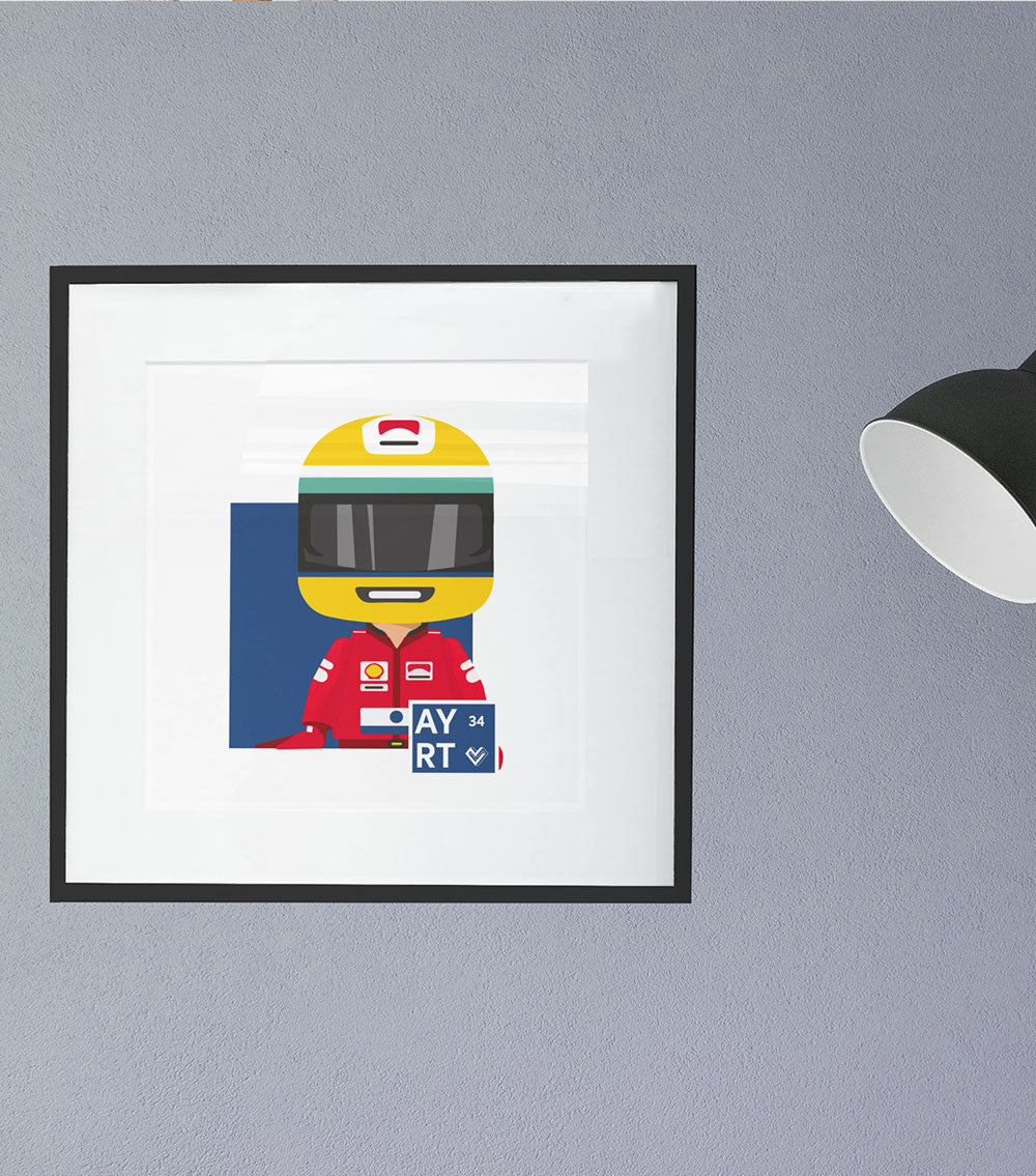 Affiche Collection #42 - Ayrton