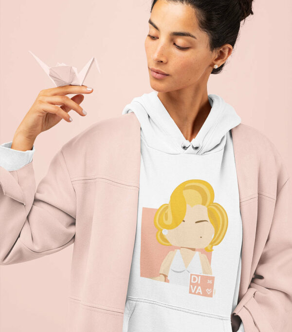 Sweat à capuche unisexe Collection #36 Marilyn