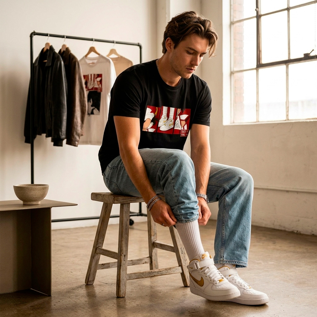 T-shirt Homme Capsule Sneakers #64 – Seiya – Image 2